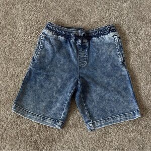 Wonder Nation Boys blue denim jean shorts size 10/12
